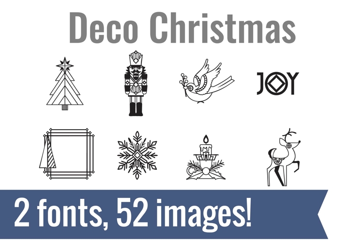 Deco Christmas Dingbats