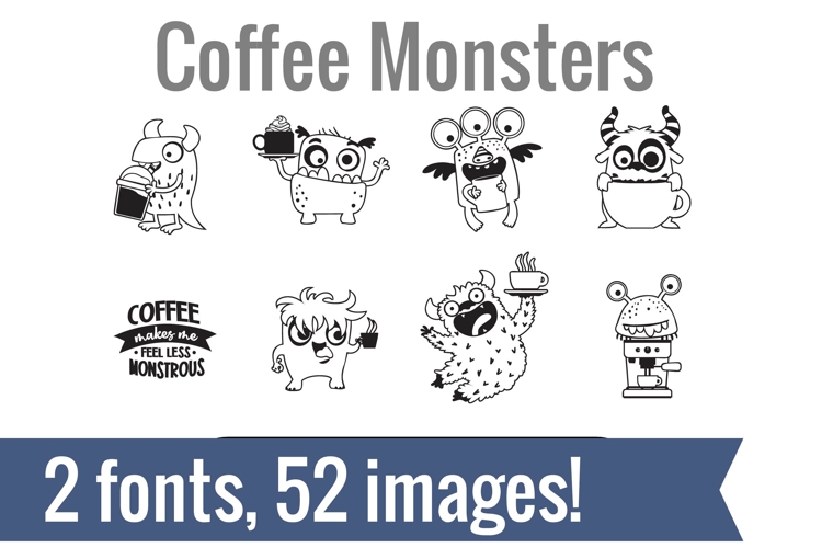 Coffee Monsters Dingbats