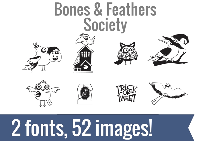 Bones and Feathers Society Dingbats
