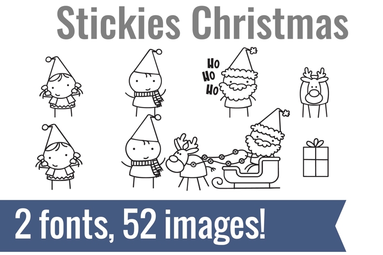 Stickies Christmas and Winter Dingbats