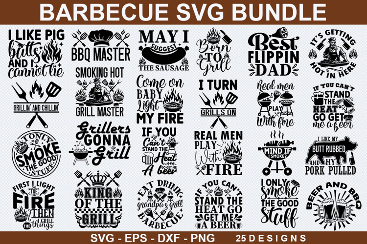Barbecue SVG Bundle - BBQ SVG bundle, Barbecue SVG cut file