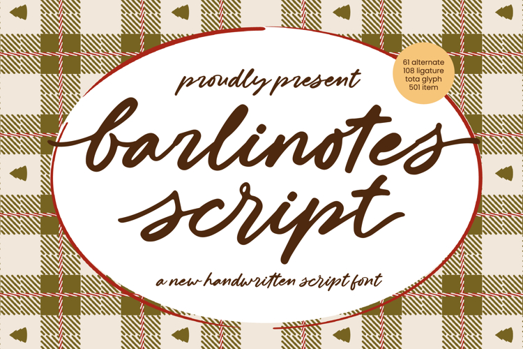Barlinotes - New Handwritten Script Font