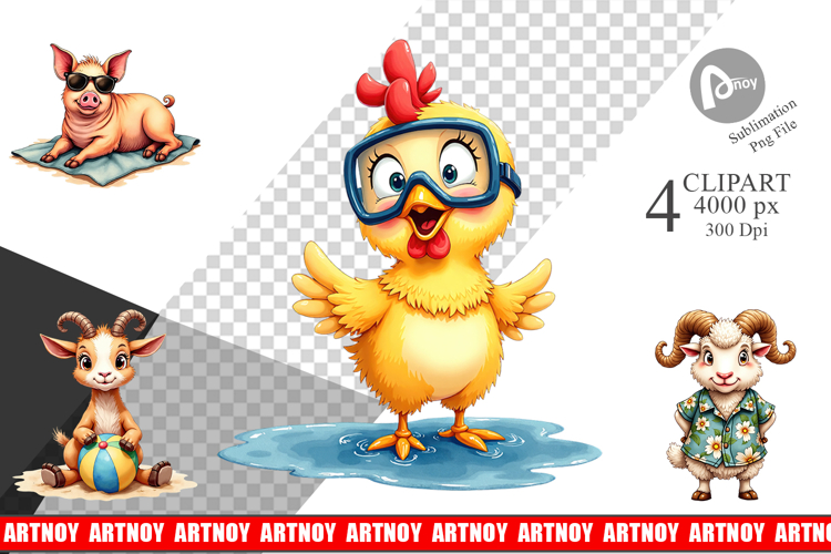 Barnyard Burnout Sarcastic Clipart