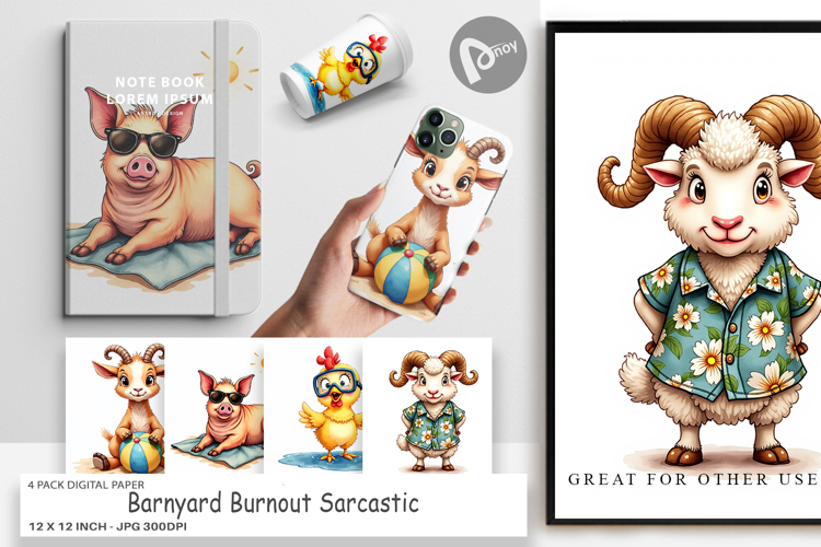 Summer Digital Paper Image 10