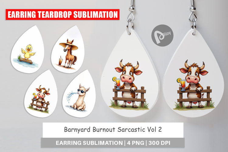 Sublimation Earring Designs Image 14