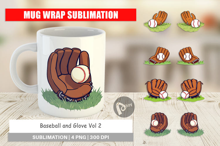 Mug Wrap Baseball Glove