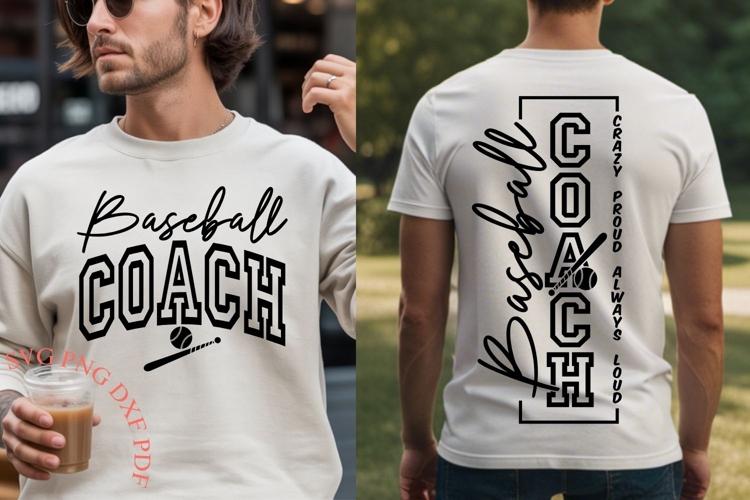 Baseball Coach SVG, PNG Files, Baseball SVG, Coach SVG