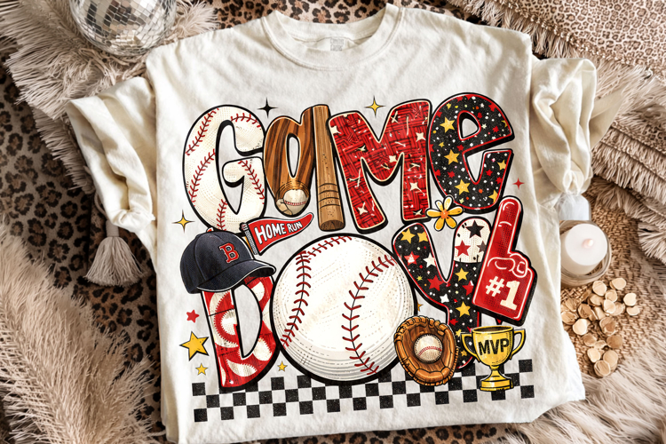 Baseball Game Day PNG, Baseball Mama PNG, Retro Baseball PNG