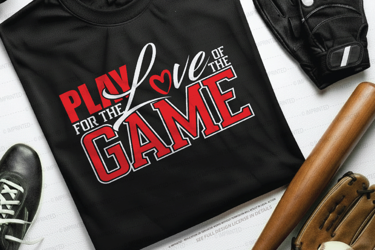 Play for the love of the Game SVG example image 1