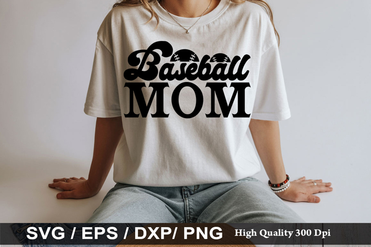 Baseball Mom Shirt Svg Image 24