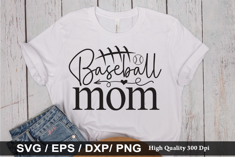 Baseball Mom Shirt Svg Image 8