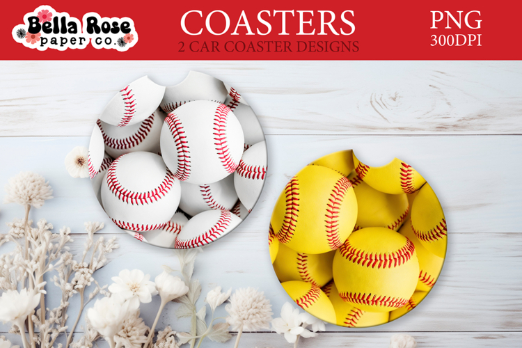 Baseball & Softball | Car Coaster/Keychain Sublimation
