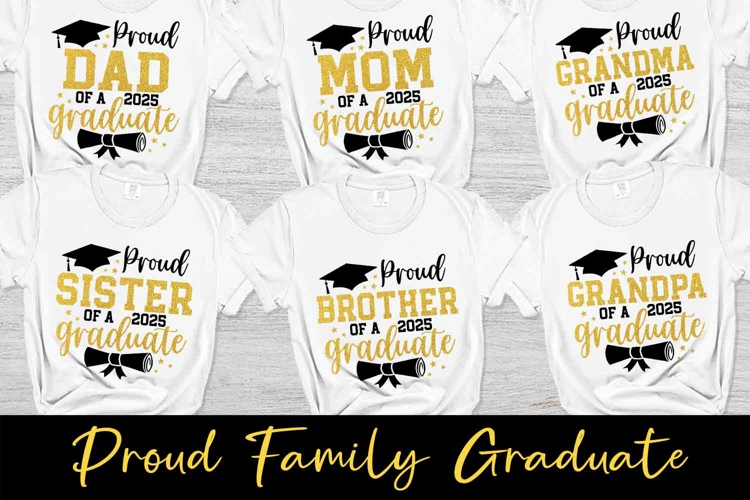 Proud Senior Family Bundle 2024 SVG, Proud Senior Graduation example image 1