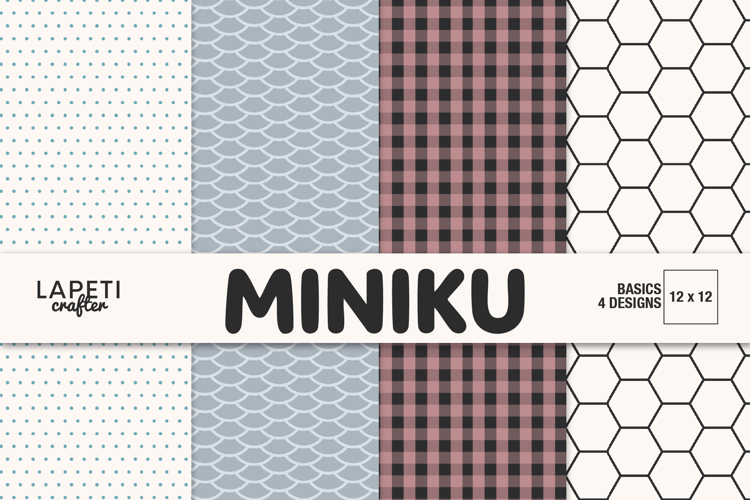Basic Digital Papers, Neutral Pattern Backgrounds