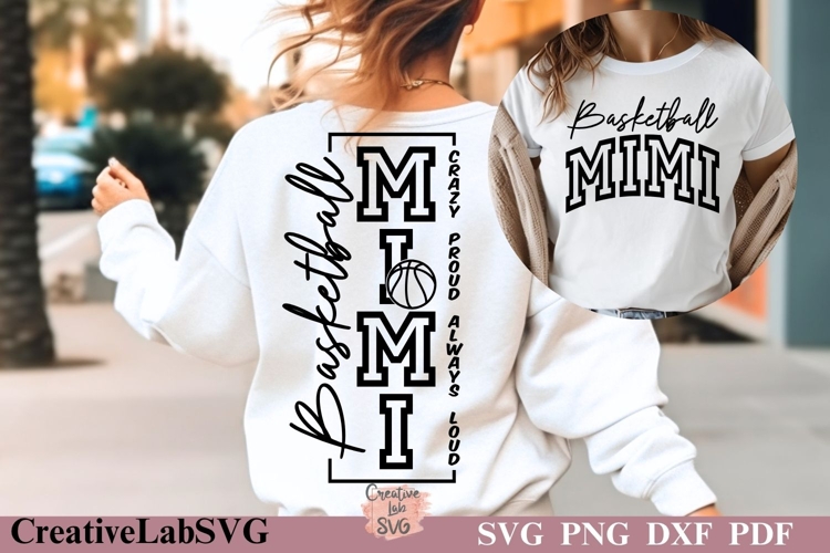 Loud And Proud Basketball Mimi SVG, Basketball Mimi SVG