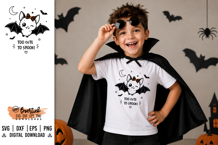 Halloween Bat SVG Spooky & Cute Halloween file