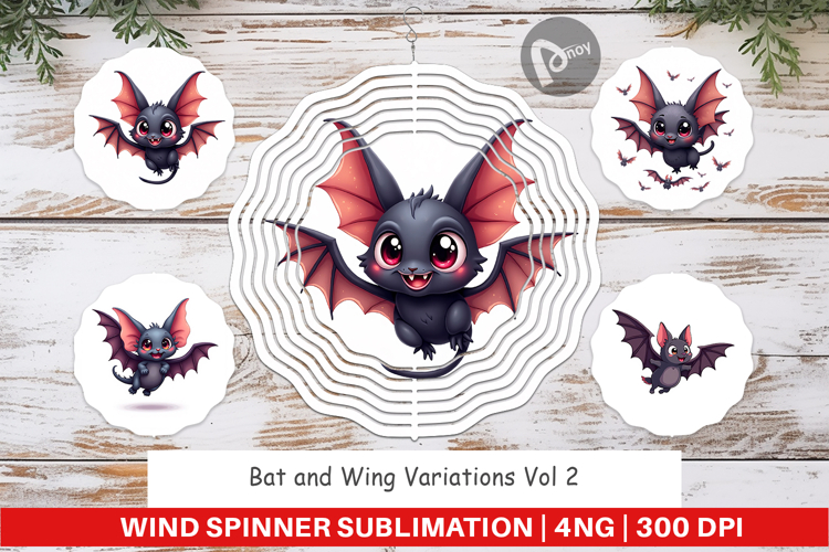 Wind Spinner Bat and Wing Variations