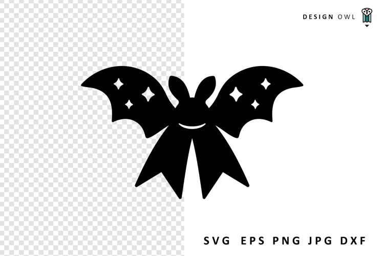 Halloween Bat Bow SVG
