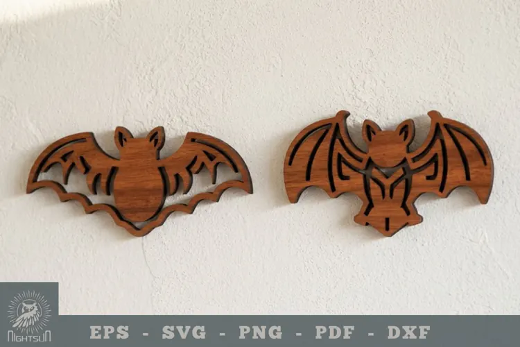 Bat Lasercut Wall Decor