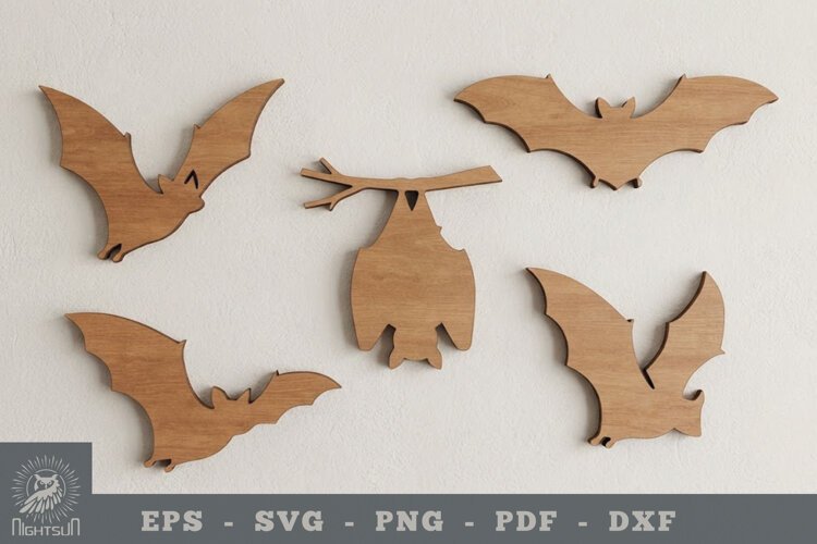 Bat Lasercut Wall Decor example image 1