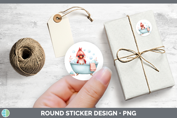 Cardinal Bathtub Stickers Design