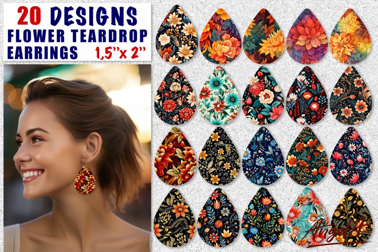 Sublimation Earring Designs Image 11