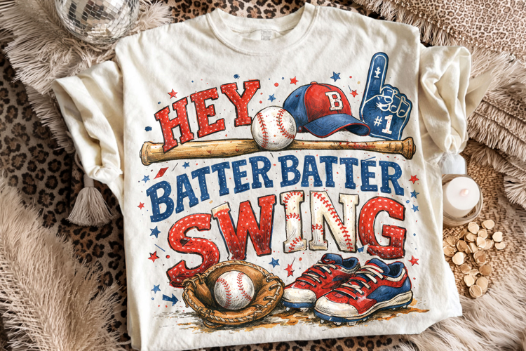Hey Batter Batter Swing, Baseball Game Day PNG, Baseball Mom