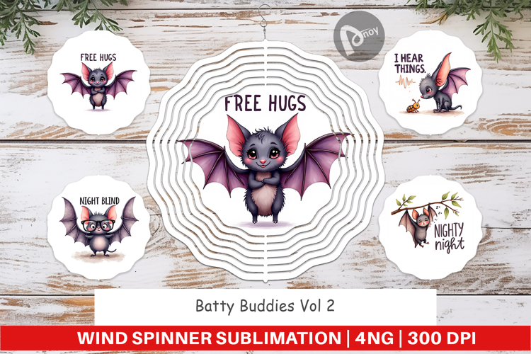 Batty Buddies Wind Spinner