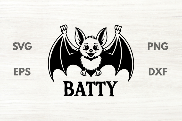 Batty Halloween SVG