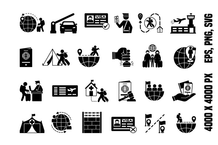Glyph Migration Icons