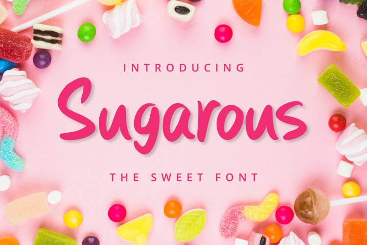 Sugarous - Sweet Handwritten Font example image 1