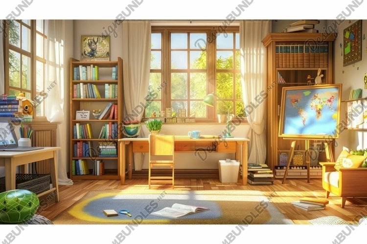 creativity homeschool room example image 1