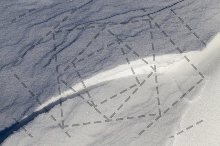 Large snowdrifts
