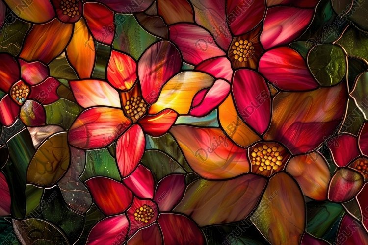 Stained Glass Texture Image 18