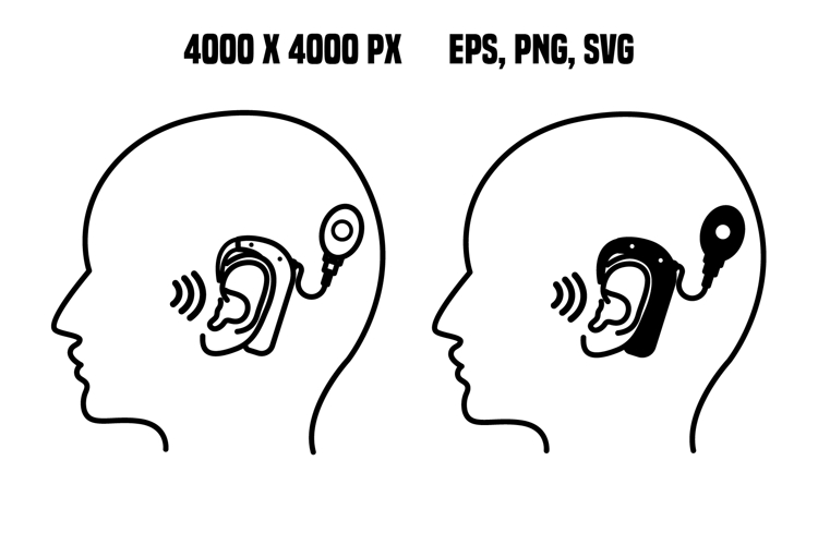 Internal Ear Implant Icons