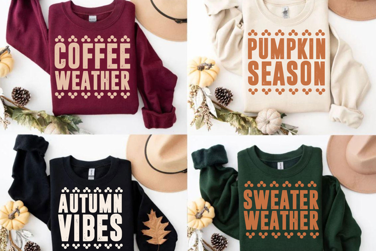 Fall PNG Bundle Autumn Vibes, Pumpkin