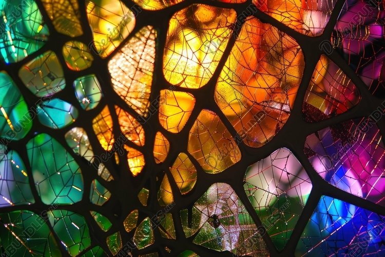 Stained Glass Texture Image 7