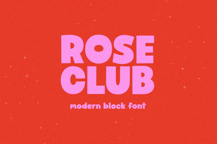 Rose Club - Cute Bold Font