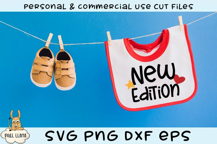 New Edition Baby Bib SVGs