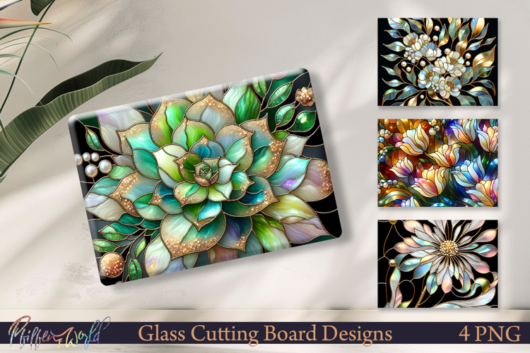Decorative Flower Glass Board Designs | Cutting Boards
