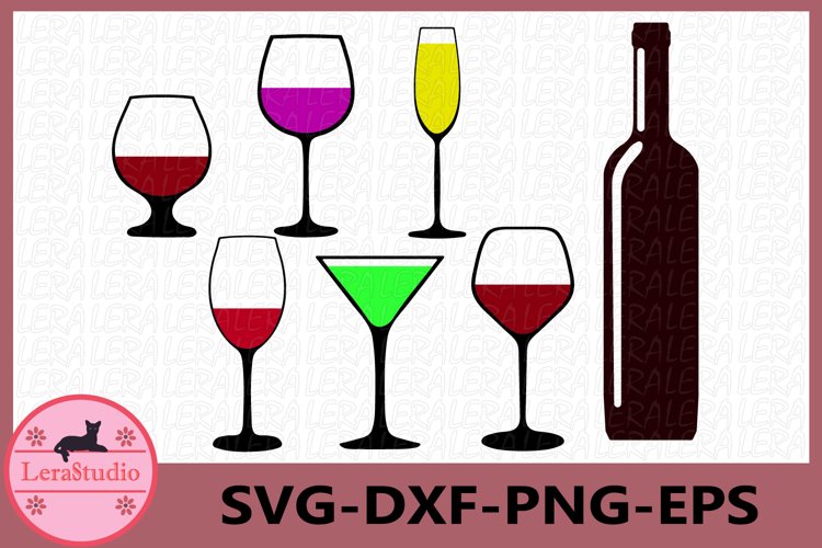 Champagne Glass Svg Design Bundles