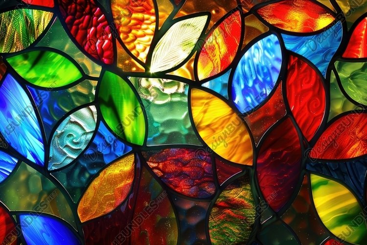Stained Glass Texture Image 16
