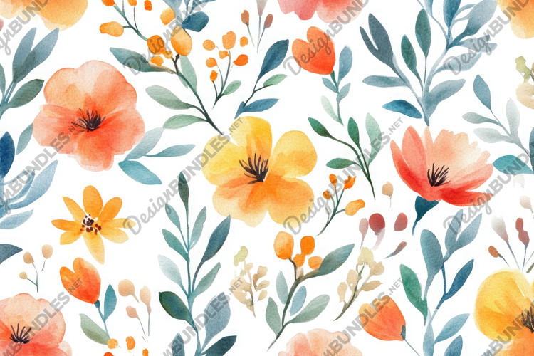 Watercolor Leaves Clipart Image 17