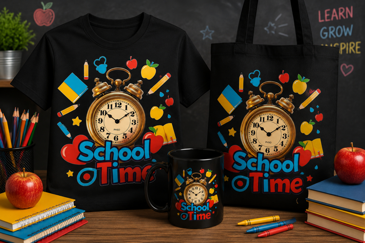 School Time PNG | Back to School Teacher Classroom Design