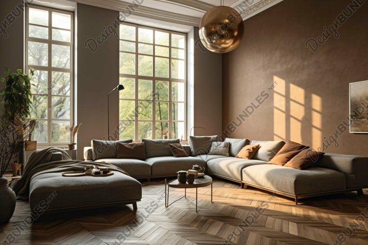 Interior of Italian Living Room 557 example image 1