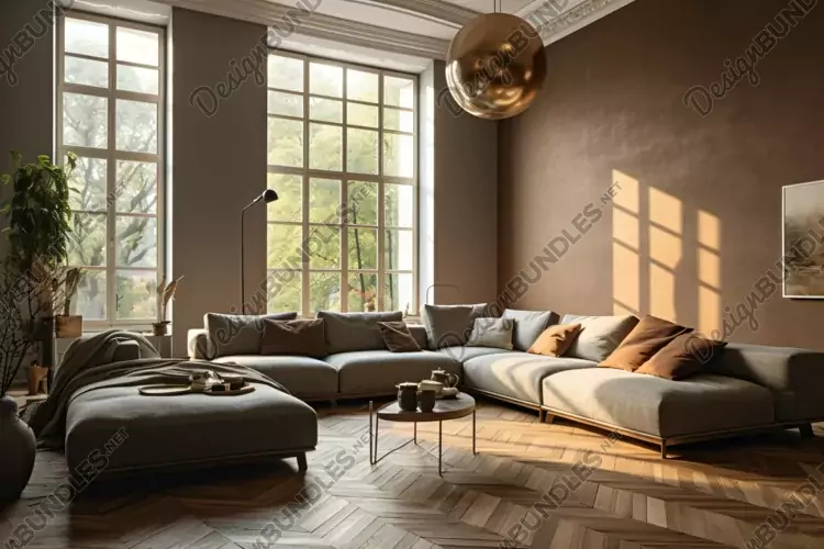 Interior of Italian Living Room 557