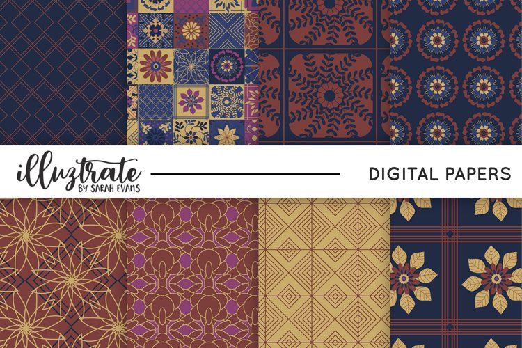 Souk Inspired Mosaic Tile Patterns | Seamless (101815)
