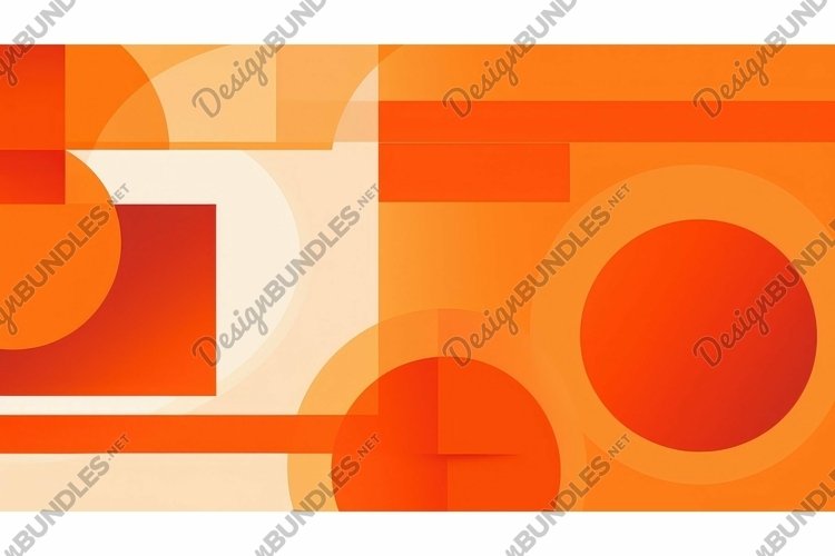 vibrant design orange background example image 1
