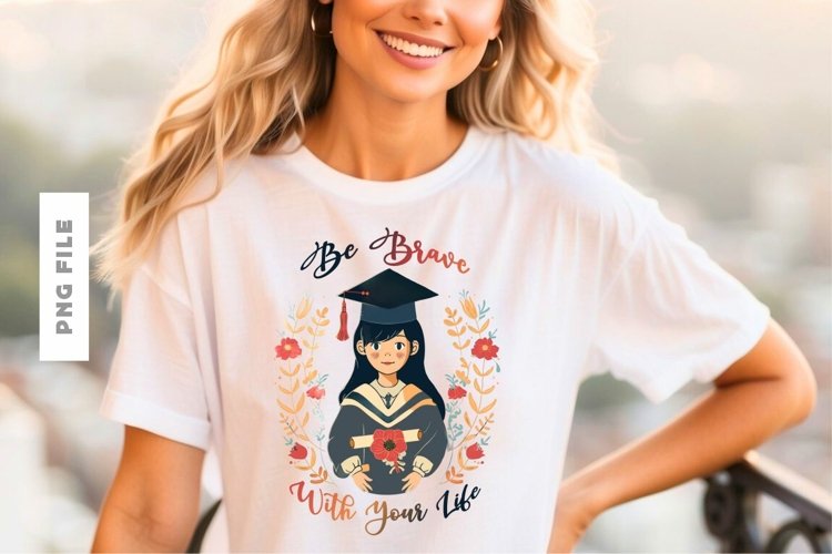 Be Brave With Your Life T shirt Design