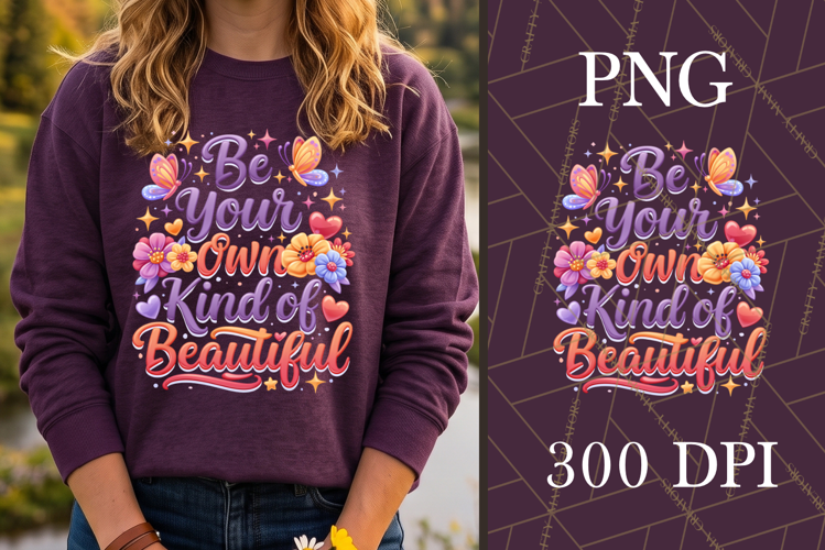 Be Your Own Kind Of Beautiful PNG